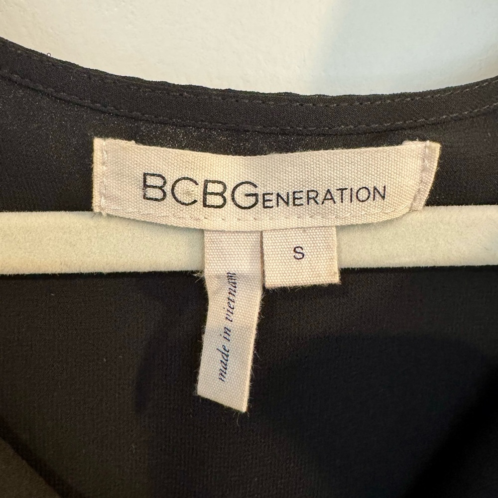 BCBGeneration Elegant Black Blouse - image 1